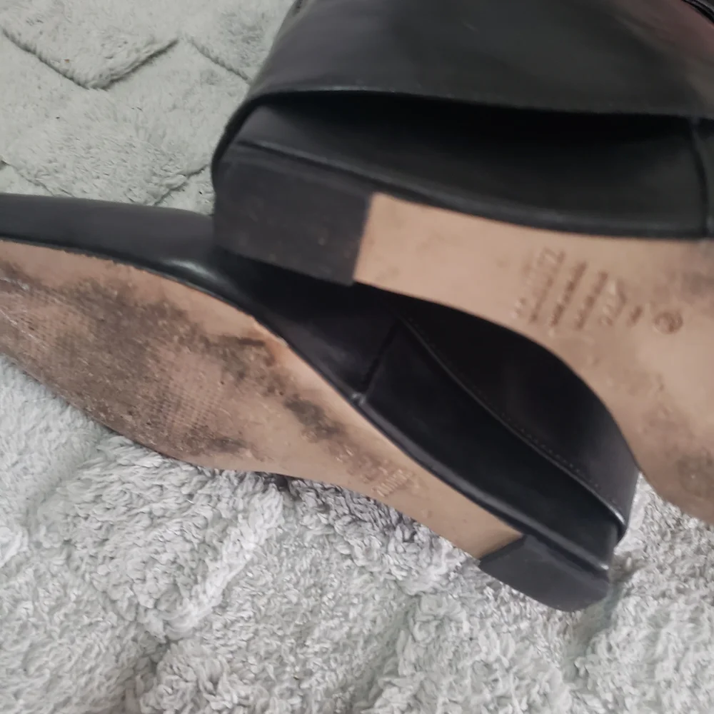 SCHUTZ Black Leather Boots - Picture 9 of 12